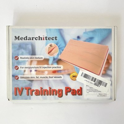 Medarchitect IV Training Pad For Venipuncture IV Injection Practice with 4 Veins