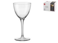 Satz Von 6 WeingläSer Glas Modell 20. Jahrhundert Mit KapazitäT Cl 15,5 Marke