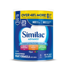 Similac Advance Powder Baby Formula With Iron 30.8-oz Value Can EXP 2028