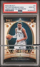2023-24 Panini Select - Lodestars Victor Wembanyama #9 Silver Prizm (RC)