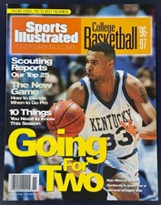 1996-97 NEWSSTAND SPORTS ILLUSTRATED MAGAZINE SI PRESENTS RON MERCER KENTUCKY