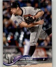 2018 Topps Bryan Shaw #363 Colorado Rockies