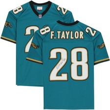 Fred Taylor Jacksonville Jaguars Autographed Teal Mitchell & Ness Replica Jersey