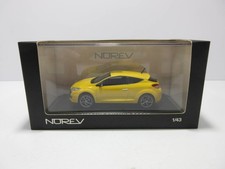 1/43 Norev Renault Sport Megane RS 2009 MEGANE Dealer Mini Car Yellow Age14+