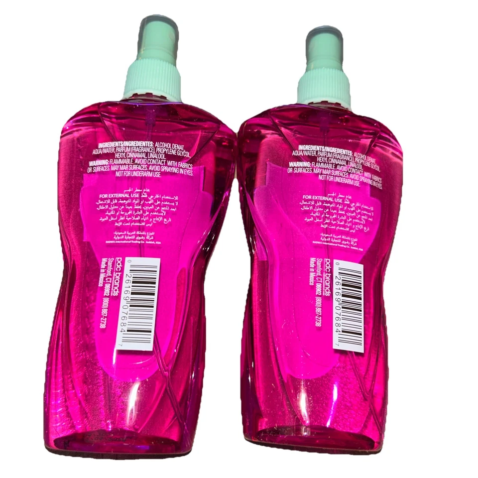 Body Fantasies Frambuesa Fantasía 8 OZ Fragancia Cuerpo Spray - ¡Paquete de 2!! Foto 2 de 2