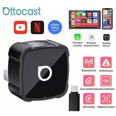 Wireless Mirror Link Adapter, 2026 Upgrade 3 in 1 Auto Adapter with 2.4 Wireless Mirror Link Adapter, 2026 Upgrade 3 in 1 Auto Adapter with 2.4