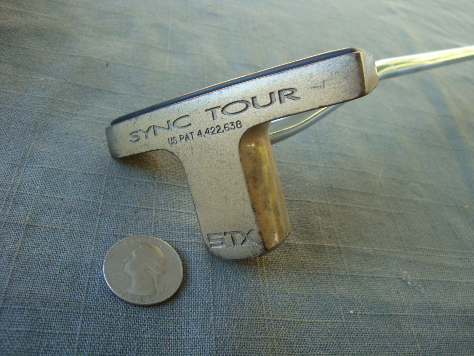 Vintage STX 36" RH Men's Putter Model Sync Tour, Center Shaft & Headcover