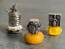 Redbalifrog  Queen Bee Silver Bead Charm 👑 🐝 ONE BEAD