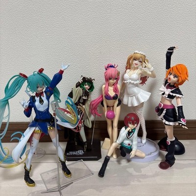 Collectible Anime Figures Lot 6 Beautiful Girls Prize Figures Fully Functional