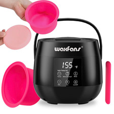 Maquina cera digital inteligente control temperatura segura con bowl silicona