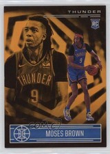 2020-21 Panini Illusions Rookies Trophy Collection Orange Moses Brown #185 0c4