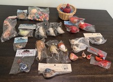 Birds for Decorating Crafts Mushroom Red Cardinal Eggs Too Lot Mixed Over 70 Pc