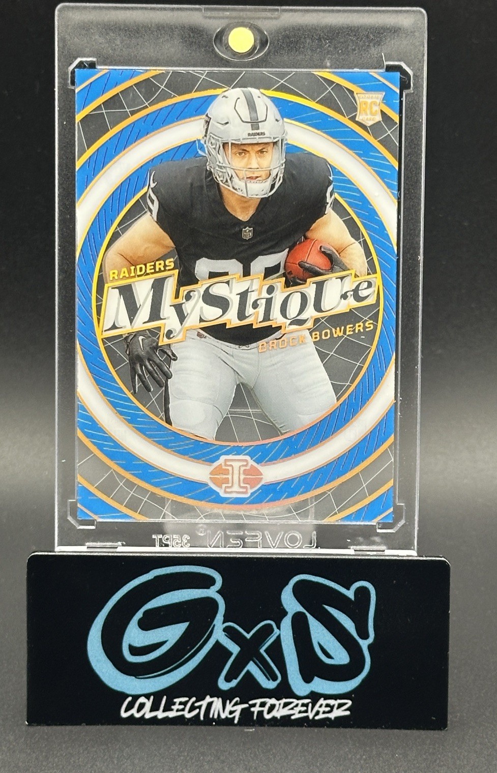Brock Bowers Panini Illusions Mystique #7 Light Blue