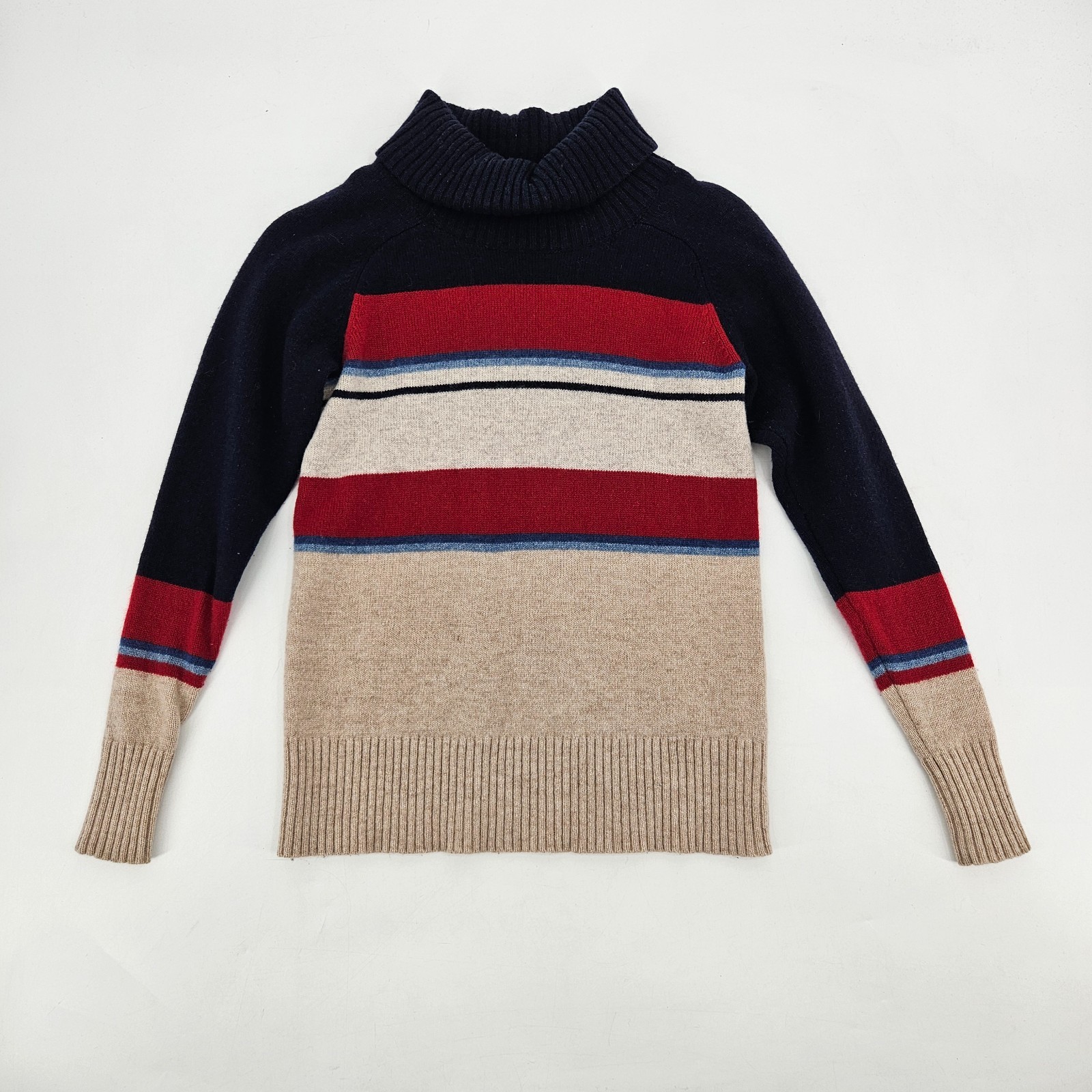 Pendleton Camp Striped Lambs Wool Turtleneck Swea… - image 6