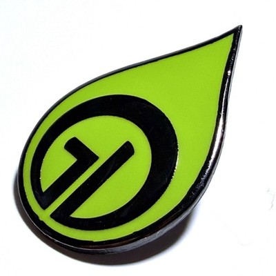 Green Dot Labs Teardrop Lapel Pin - Rare  GD Logo Enamel CO Promo Collectible