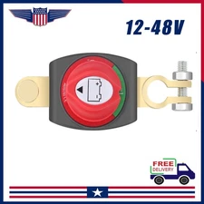 Heavy-Duty Top Post Battery Disconnect Switch 12V Kill Negative On and Off Part