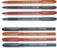 8904054501839 DłUgopis Kulkowy Tri Flex 0,7Mm Niebieski (50Szt) Radius