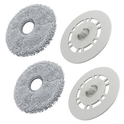Mop Pad Set 2 Cloths + 2 Holders for For XIAOMI X20+ For DREAME For L10S Ultra