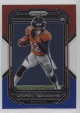 2022 Panini Prizm Rookies Red White & Blue Prizm Montrell Washington #356 19pj
