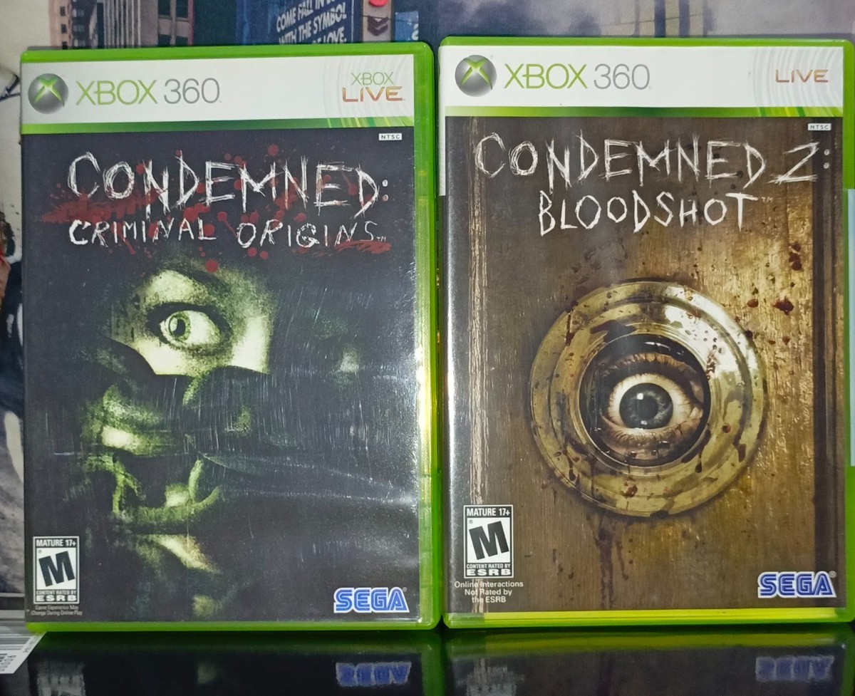 Condemned: Criminal Origins (Microsoft Xbox 360 ) & Condemned 2