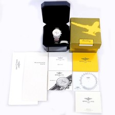 BREITLING MONTBRILLANT A41030 S. Steel Automatic Men's Watch #1340B 2