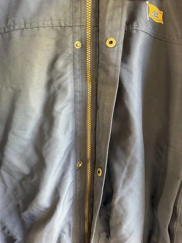 NWT Cutter & Buck Four in One Mens XL Navy Fleece Lined 4 In One Zip Snap Jacket image 4