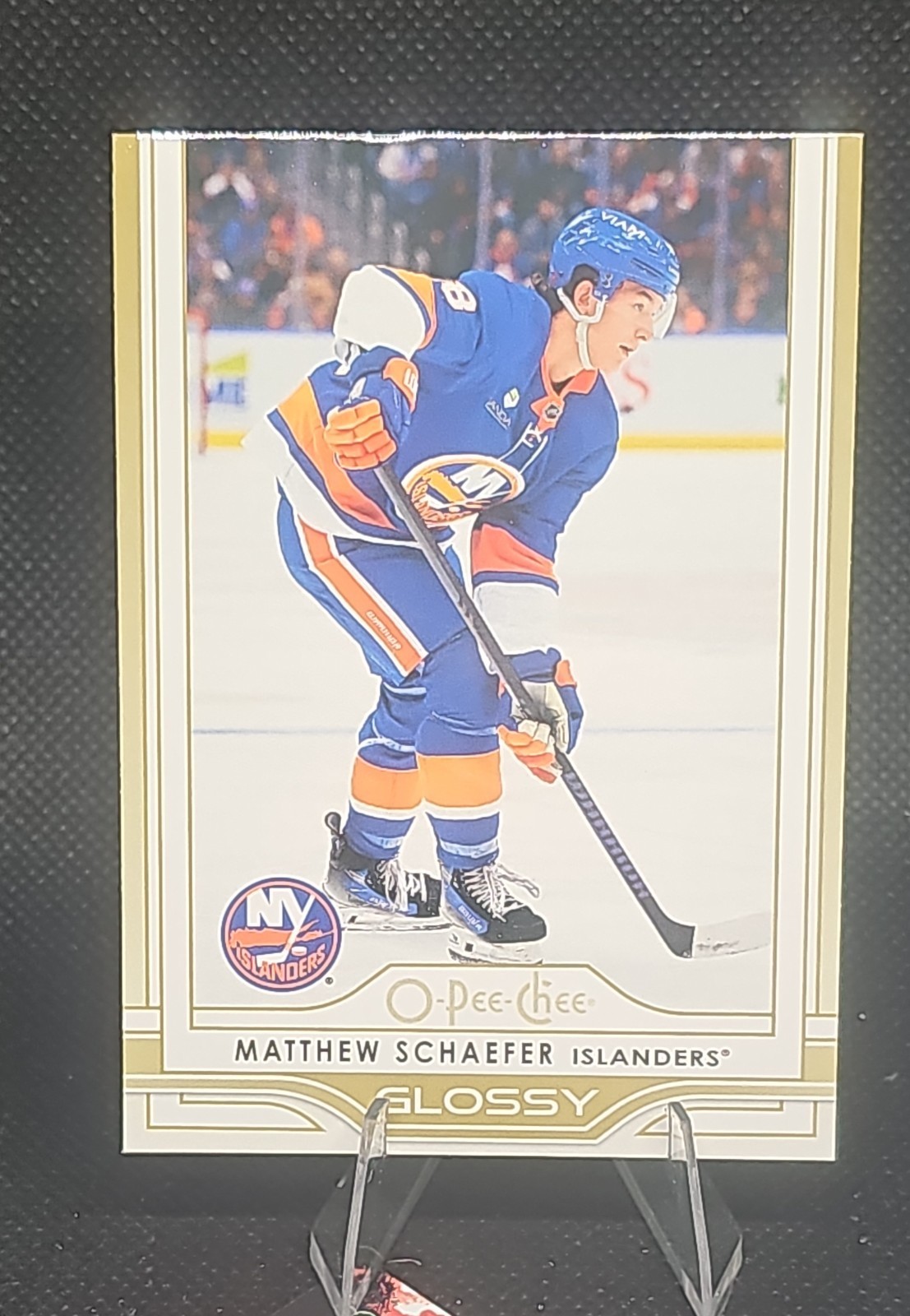 2025-26 Upper Deck Series 2 - O-Pee-Chee Glossy Matthew Schaefer #OG-28 Gold...