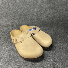 BIRKENSTOCK Boston Oiled Leather Clog Women's Size US 5 Tobacco Brown