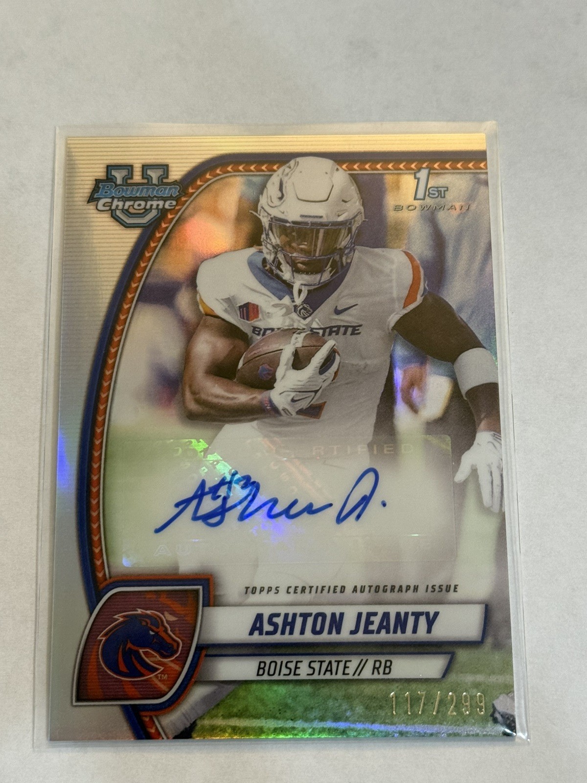2024 Bowman U Chrome Ashton Jeanty 1st Bowman Refractor Auto /299 #PA-AJE