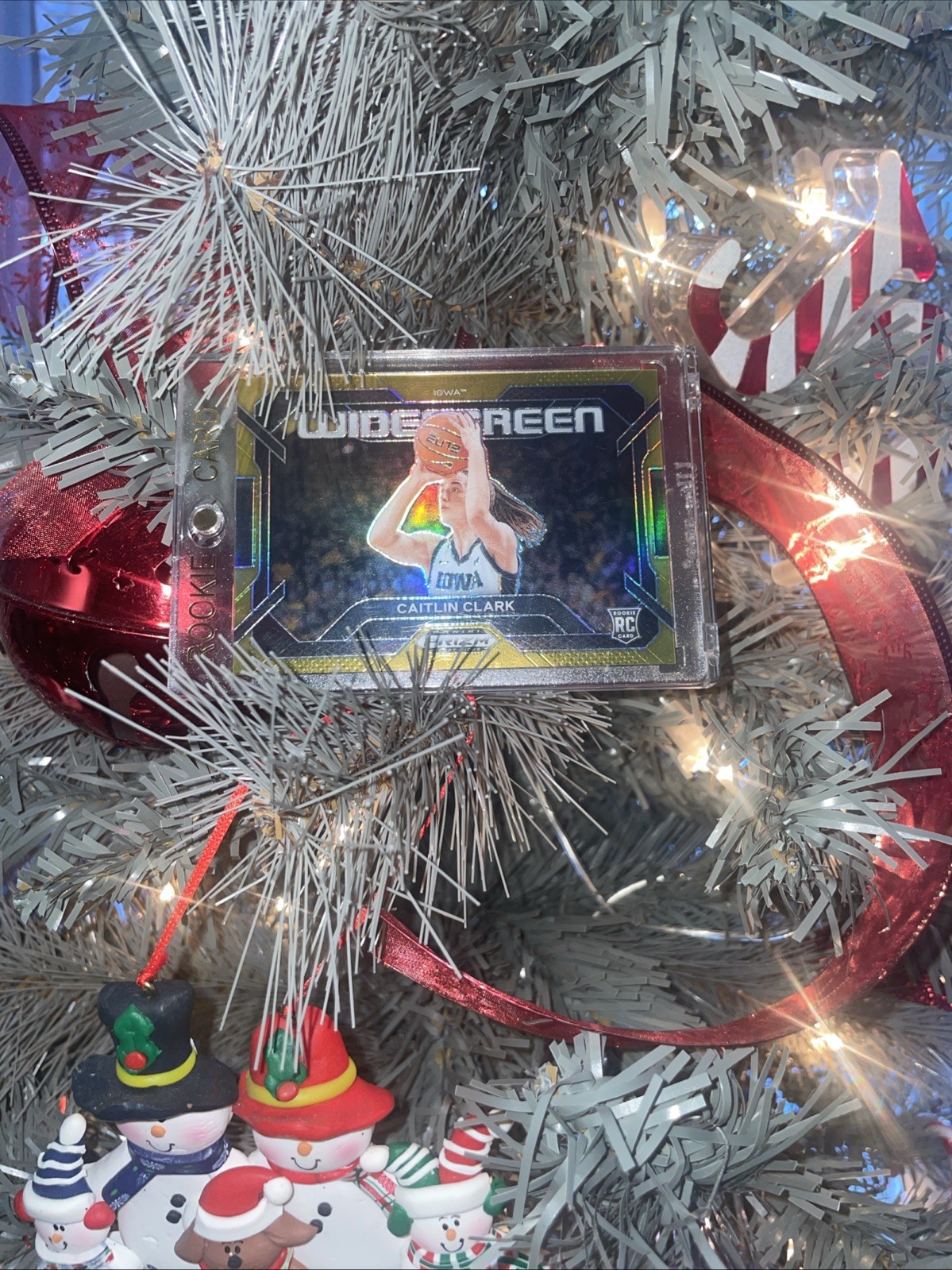 2024 Caitlin Clark RC True Gold 7/10 Widescreen Iowa Hawkeyes Prizm DP