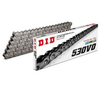 DID 530VOX116ZB 530VO O-Ring Chain 116 Links Quad-Stake Universal