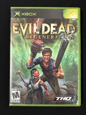 Evil Dead: Regeneration (Microsoft Xbox, 2005) CIB - *Scratched* - Works!