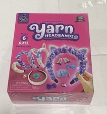 Purple Ladybug Yarn Headbands for Girls 5-7 Year Old - Gifts