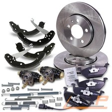 BREMSSCHEIBEN + BELÄGE + BREMSBACKEN BREMSZYLINDER HINTEN FÜR SKODA OCTAVIA 1U