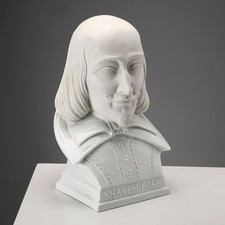 Busto di William Shakespeare Porcellana Herend Hungary XX Secolo Originale