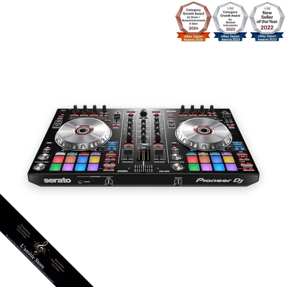 Pioneer DDJ-SR2 Performance DJ Controller Serato 2-Channel 2ch