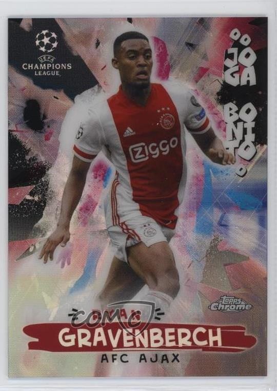 2020-21 Topps Chrome UCL Joga Bonito Ryan Gravenberch #JB-19 Rookie RC