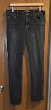 Lucky Brand Jeans The Brooke Straight Women's 12/31 Blue Dark Wash Mid Rise