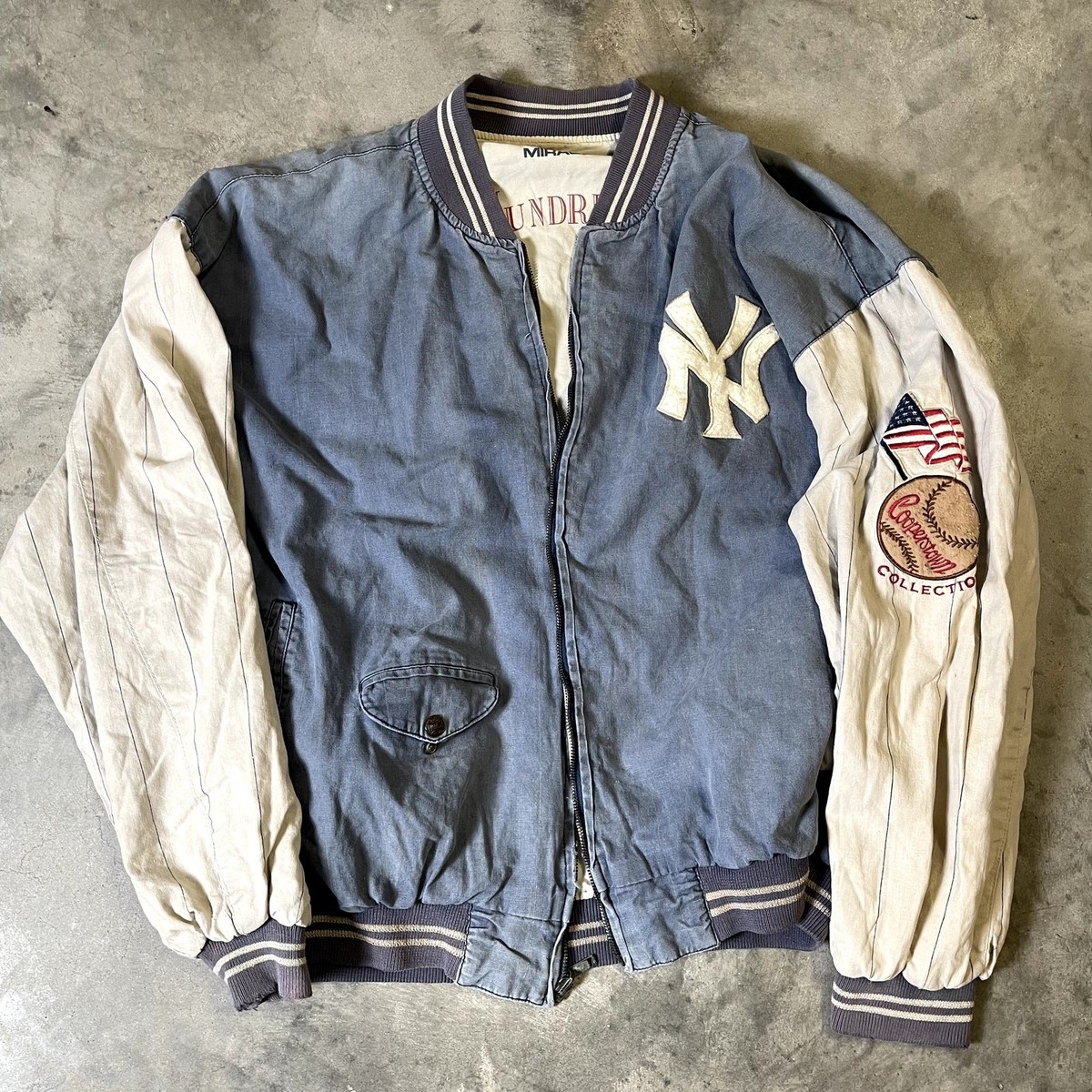 希少MIRAGE NEW YORKヤンキース ジャケット　リバーシブル 日本未発売 JH Design NEW YORK YANKEES REVERSIVLE JACKET