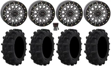 System 3 SB-6 Bdlk 15" Wheels Gm (5+2) 30" Mud XC Tires Renegade Outlander