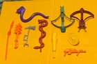 vintage heman HE-MAN MOTU PARTS WEAPONS LOT #232 Sssqueeze Squeeze FREE SHIP