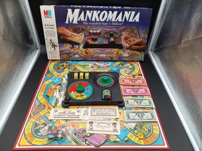 Mankomania MB Spiele 1985 80er vtg geprüft komplett OHNE Korken / Roulettekugel