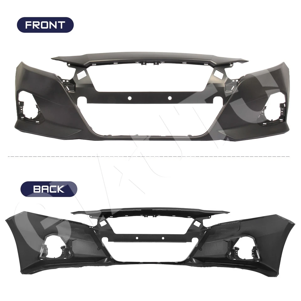 For 2019-2022 Nissan Altima S SL SR SV Primed Front Bumper Cover With Brackets Foto 2 de 4