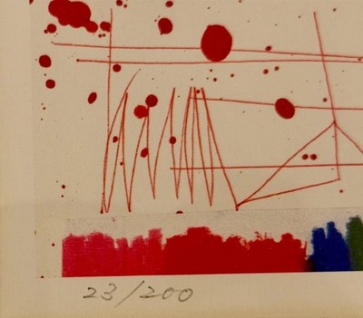 Kveta Pacovska Signed Limited Print Andersen 200 Years Abstract