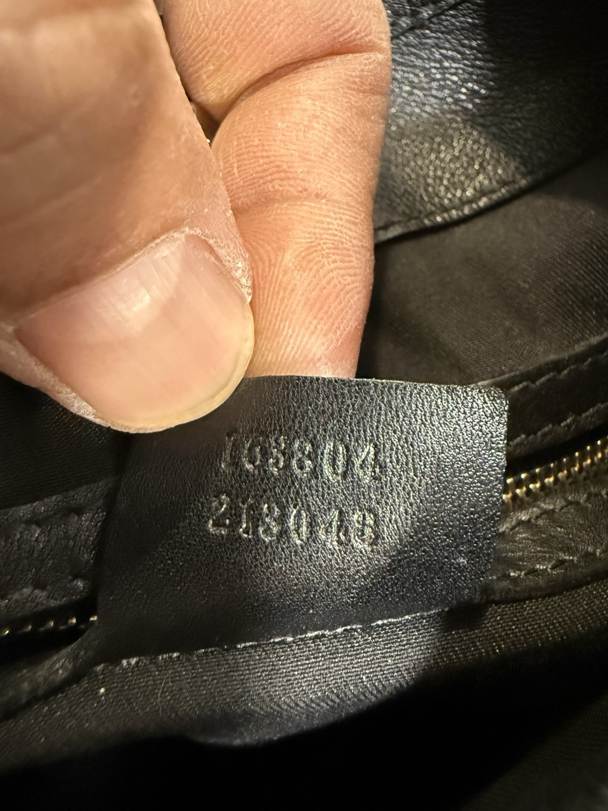 GUCCI Vintage BLACK LEATHER 85TH ANNIVERSARY Shoulder Bag thumbnail 6