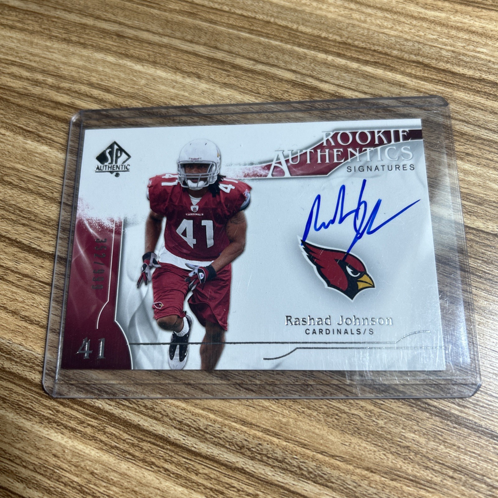 Rashad Johnson SP Authentic #316 Autograph