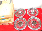 NOS 1983-19 88 OLDSMOBILE CUTLASS SUPREME 14" WIRE HUBCAP SET 22519903