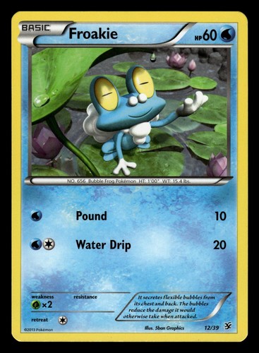 Froakie - Kalos Starter Set 12/39 - MP - Pokemon