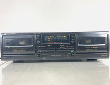 Pioneer CT-W205R Stereo Dual Cassette Deck Player w/Auto Reverse  For Parts