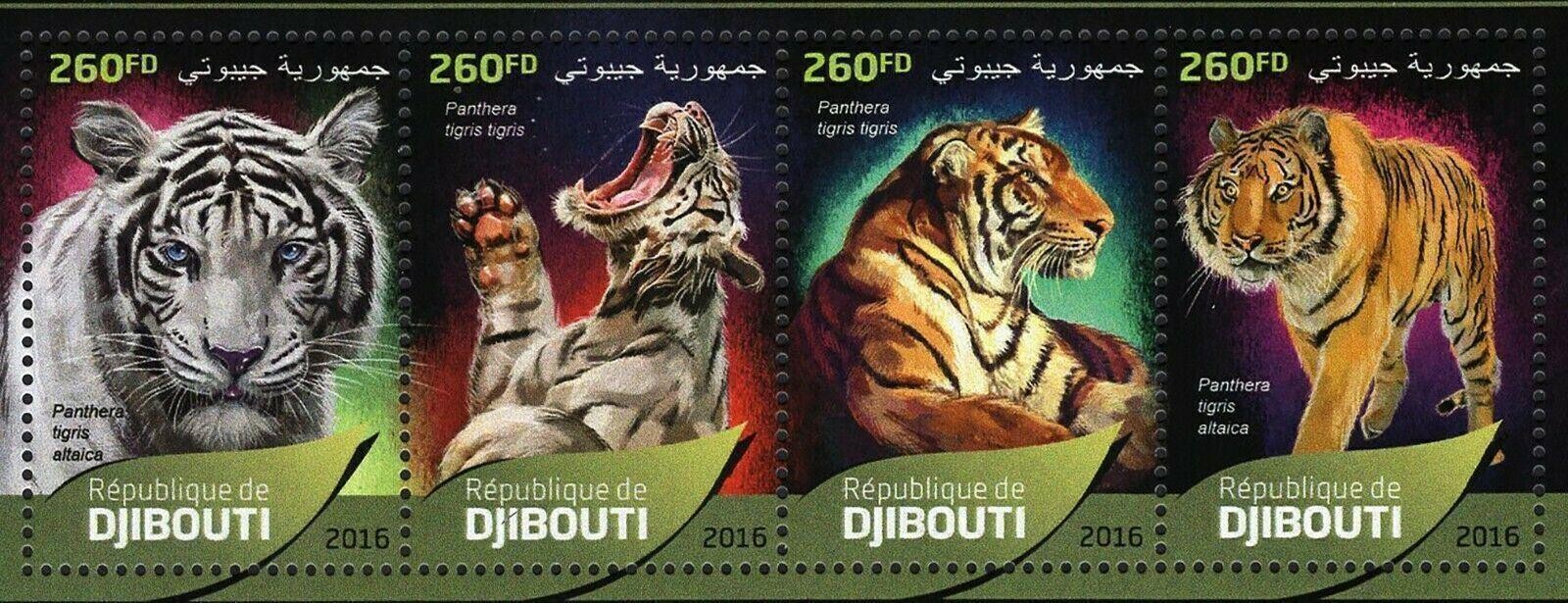 Tigers Stamp Bundle of 2 Panthera Tigris Altaica Souvenir Sheet MNH #1309-1312